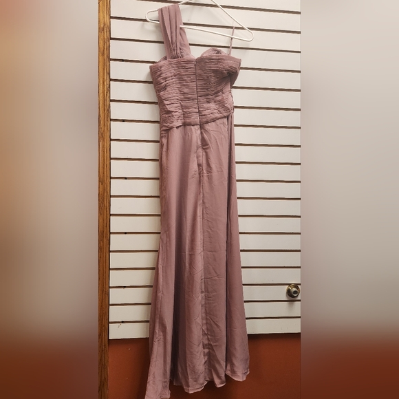 JUNIORS 3-5 unmarked Formal Dress MAUVE - Picture 3 of 6